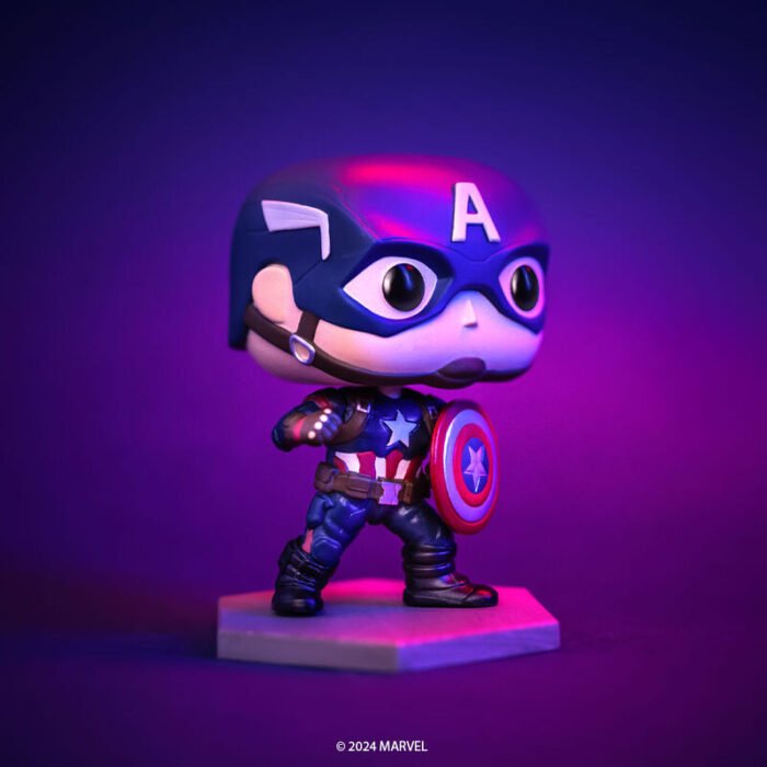 Funko Pop! Television: Marvel - Captain America: Civil War - Build A Scene - Captain America (Figure 12 of 12) - Amazon Exclusive - Image 3