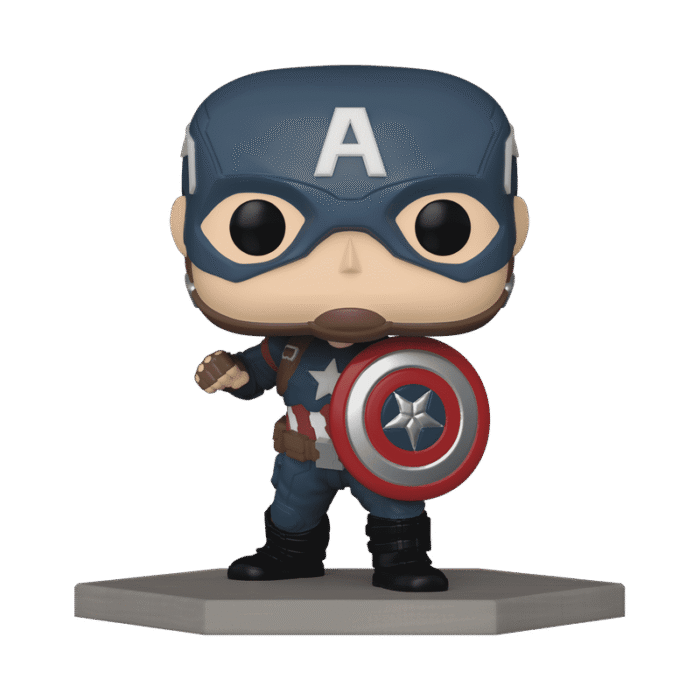 Funko Pop! Television: Marvel - Captain America: Civil War - Build A Scene - Captain America (Figure 12 of 12) - Amazon Exclusive - Image 2