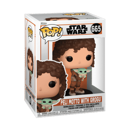 Funko Pop! Television: Star Wars The Mandalorian - Peli Motto with Grogu