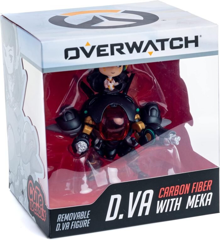 Overwatch: D.VA With Meka (Cabon Fiber) - Window Box Display 6" Vinyl Figure With Removeable 3" Mini Figure By U.C.C Distributing - Image 6