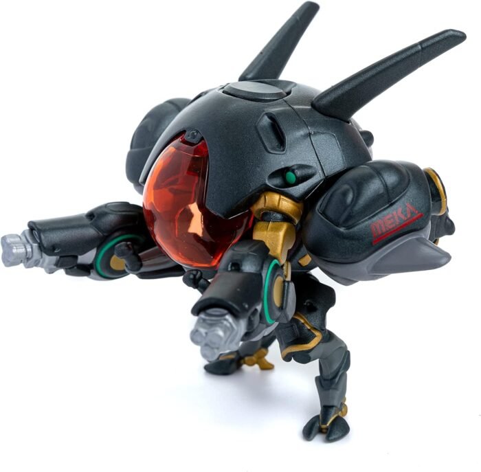 Overwatch: D.VA With Meka (Cabon Fiber) - Window Box Display 6" Vinyl Figure With Removeable 3" Mini Figure By U.C.C Distributing - Image 4