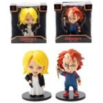 Child's Play: Chucky & Tiffany - Window Box Display 2 Pack Vinyl 4.5" Figures By Culturefly