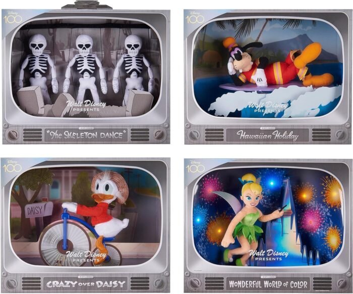 Disney: 100 Years Of Wonder - Walt Disney Presents “Crazy Over Daisy” - Donald Duck 13" Collectible Plush With Interactive Display Box By Just Play - Image 6