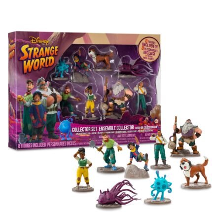 Disney: Strange World - Mini Figures Collector's Set 8 Figure Pack Featuring The Clades Legend the Dog, Doyenne Callisto Mal, Splat & Reaper 2.5" Figures By Basic Fun