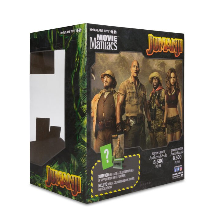 McFarlane Movie Maniacs - Dr Smolder Bravestone (Jumanji: The Next Level) - 6" Posed Figure with Collector Card & Stand - 8,500 Limited Pieces - Image 11
