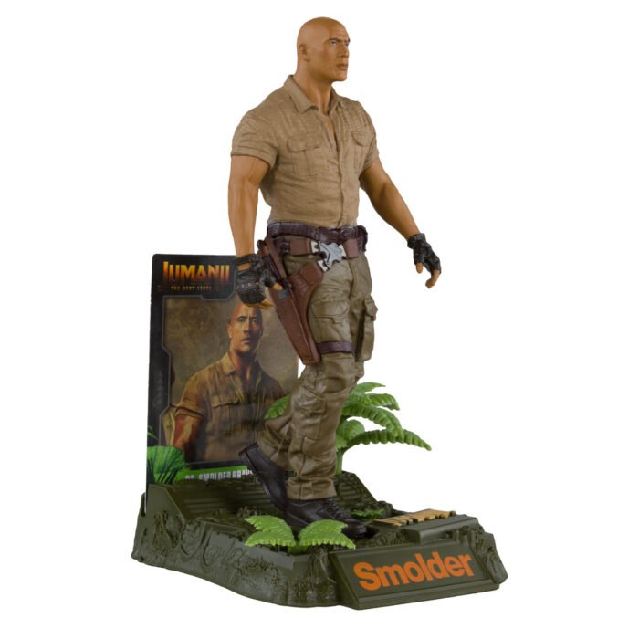 McFarlane Movie Maniacs - Dr Smolder Bravestone (Jumanji: The Next Level) - 6" Posed Figure with Collector Card & Stand - 8,500 Limited Pieces - Image 3