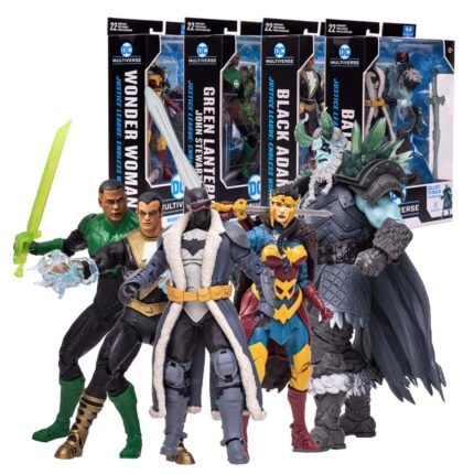DC: Multiverse - Frost King Collect To Build Bundle - Batman, Green Lantern, Wonder Woman & Black Adam (Justice League Endless Winter) 7" Figures By McFarlane Toys