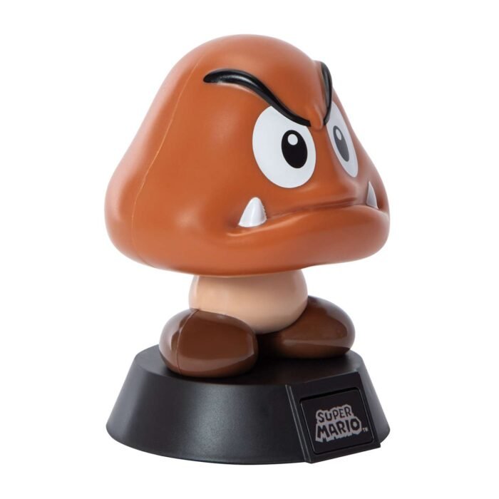 Paladone Icons Series: Super Mario - Goomba #02 Light Up Vinyl Display Night Light 4" Figure - Image 3
