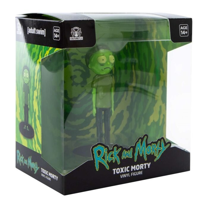 Rick & Morty: Toxic Rick & Toxic Morty - 2 Pack Window Box Display 4.5" Vinyl Figures By Culturefly - Image 9