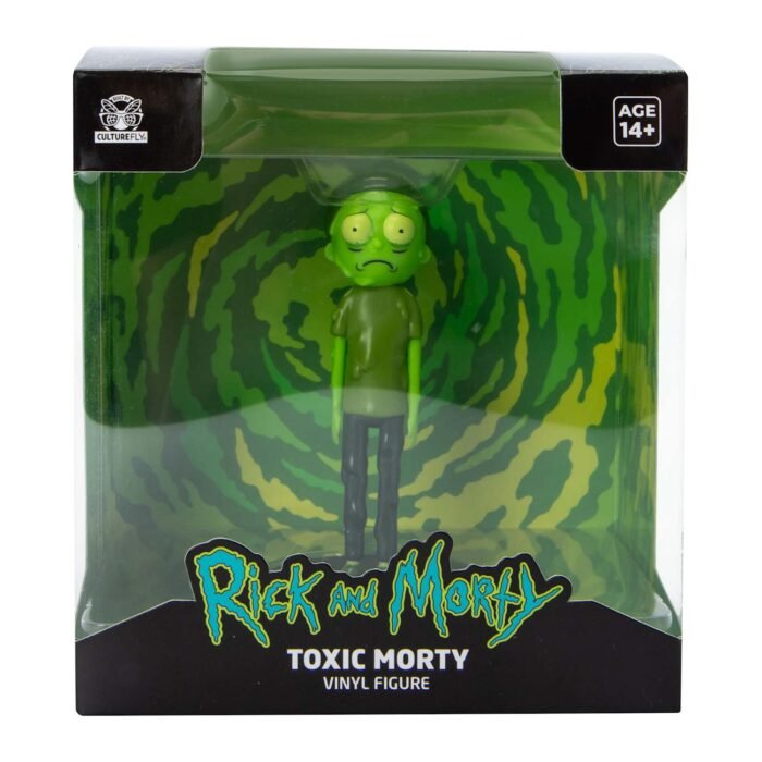 Rick & Morty: Toxic Rick & Toxic Morty - 2 Pack Window Box Display 4.5" Vinyl Figures By Culturefly - Image 10