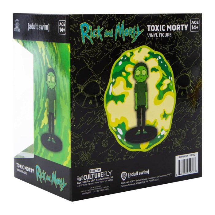 Rick & Morty: Toxic Rick & Toxic Morty - 2 Pack Window Box Display 4.5" Vinyl Figures By Culturefly - Image 11