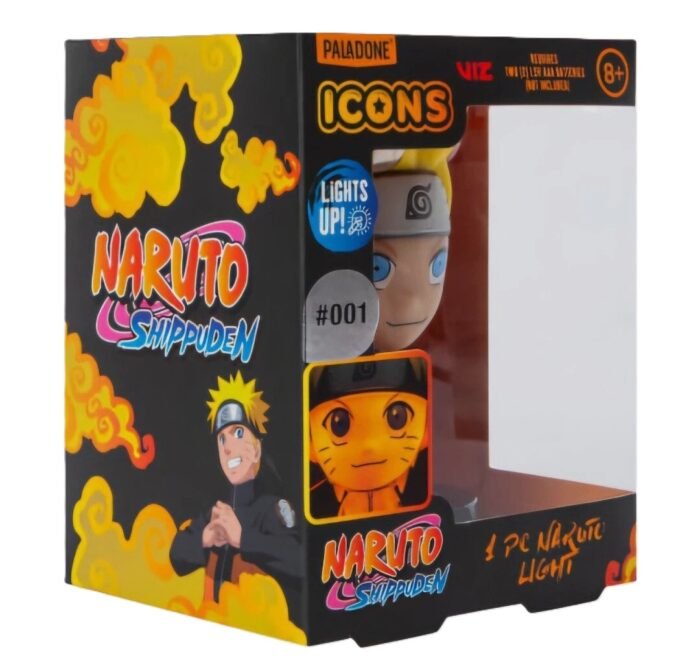 Paladone Icons Series: Naruto Shippuden - Naruto & Sasuke 2 Pack Light Up Vinyl Display Night Light 5" Figures - Image 5