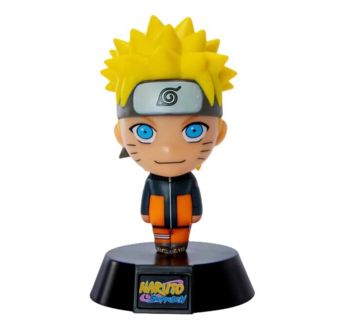 Paladone Icons Series: Naruto Shippuden - Naruto & Sasuke 2 Pack Light Up Vinyl Display Night Light 5" Figures - Image 2