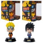 Paladone Icons Series: Naruto Shippuden - Naruto & Sasuke 2 Pack Light Up Vinyl Display Night Light 5" Figures