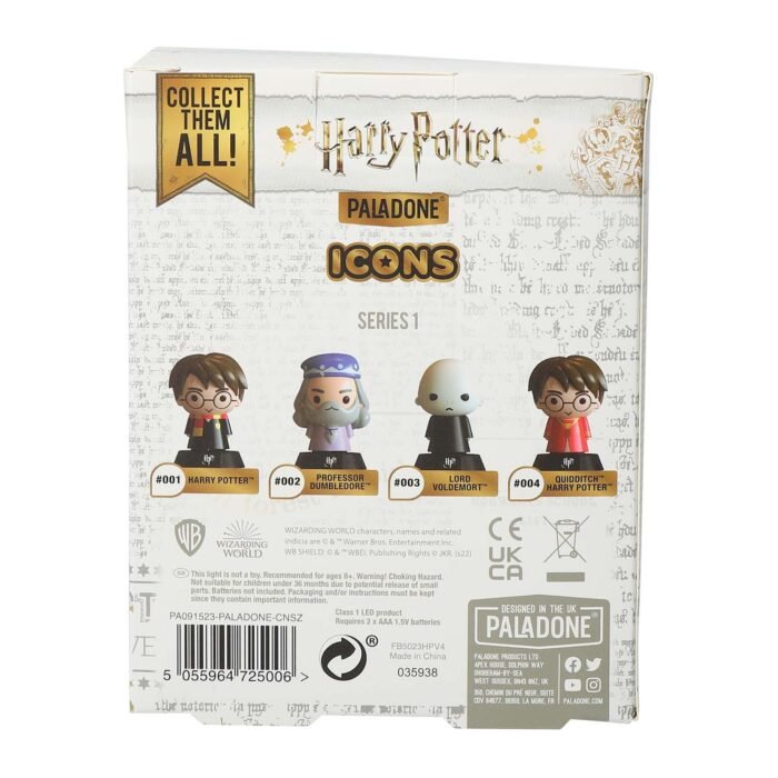 Paladone Icons Series: Harry Potter - Lord Voldemort #03 (Series 1) Light Up Vinyl Display Night Light 4" Figure - Image 7