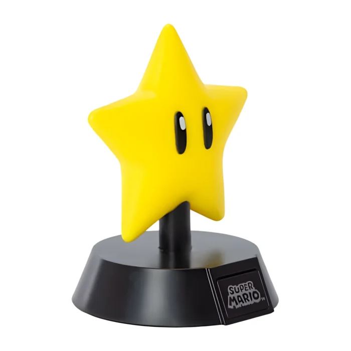 Paladone Icons Series: Super Mario - Super Star #03 Light Up Vinyl Display Night Light 4" Figure - Image 3