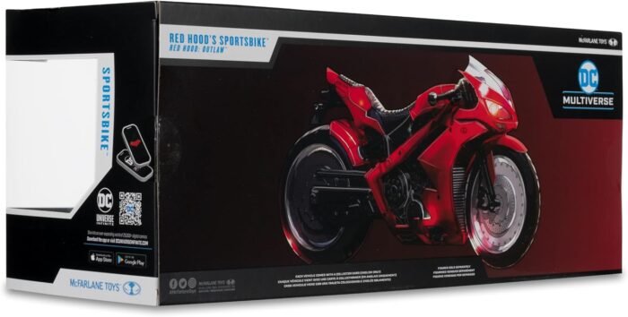 DC: Multiverse - Red Hood & Sportsbike Bundle (Red Hood: Outlaw) 7" Figure & Vehicle Bundle By McFarlane Toys - Image 19