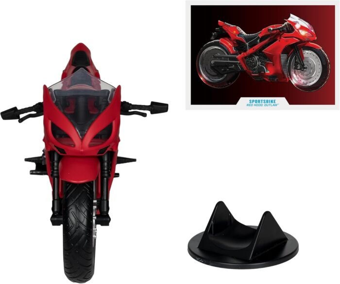 DC: Multiverse - Red Hood & Sportsbike Bundle (Red Hood: Outlaw) 7" Figure & Vehicle Bundle By McFarlane Toys - Image 17