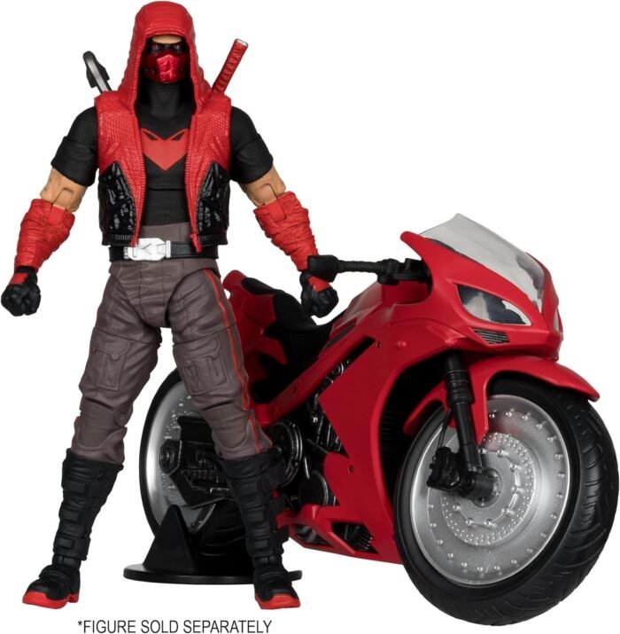 DC: Multiverse - Red Hood & Sportsbike Bundle (Red Hood: Outlaw) 7" Figure & Vehicle Bundle By McFarlane Toys - Image 3