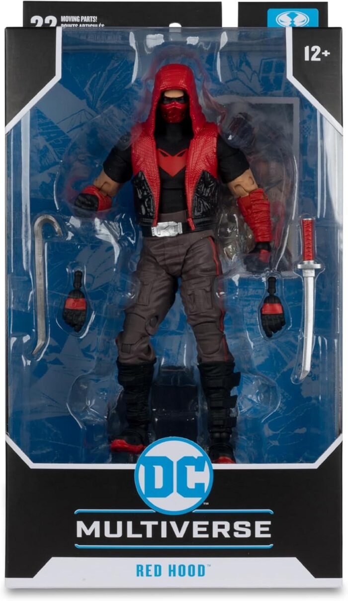 DC: Multiverse - Red Hood & Sportsbike Bundle (Red Hood: Outlaw) 7" Figure & Vehicle Bundle By McFarlane Toys - Image 9