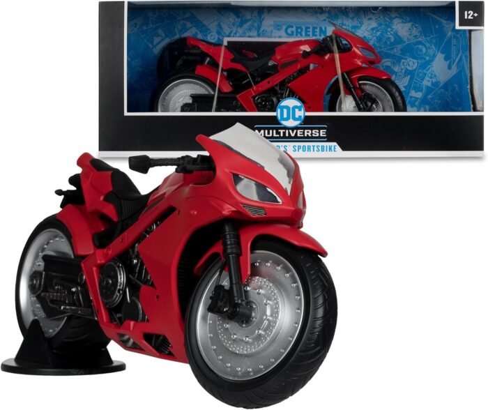 DC: Multiverse - Red Hood & Sportsbike Bundle (Red Hood: Outlaw) 7" Figure & Vehicle Bundle By McFarlane Toys - Image 11