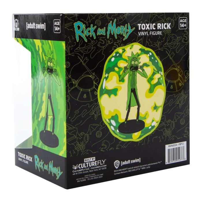 Rick & Morty: Toxic Rick - Window Box Display 4.5" Vinyl Figure By Culturefly - Image 6