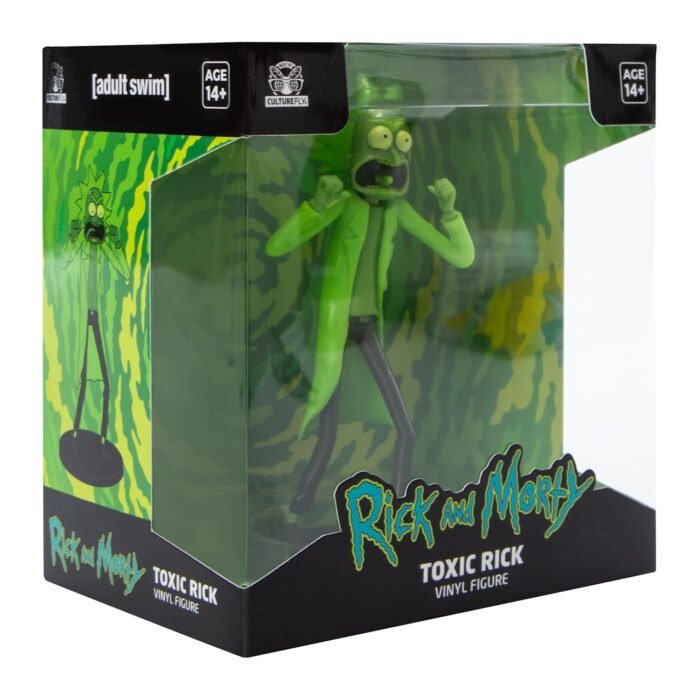 Rick & Morty: Toxic Rick - Window Box Display 4.5" Vinyl Figure By Culturefly - Image 4