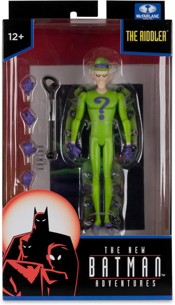 DC Comics: Retro - The New Batman Adventures - The Riddler 6" Figure By McFarlane Toys - Image 11