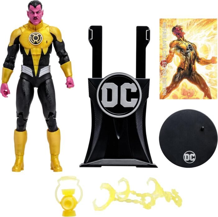 DC: Multiverse - Sinestro (Sinestro Corps Wars) 7" Figure By McFarlane Toys, Collector Edition #6 - Image 10