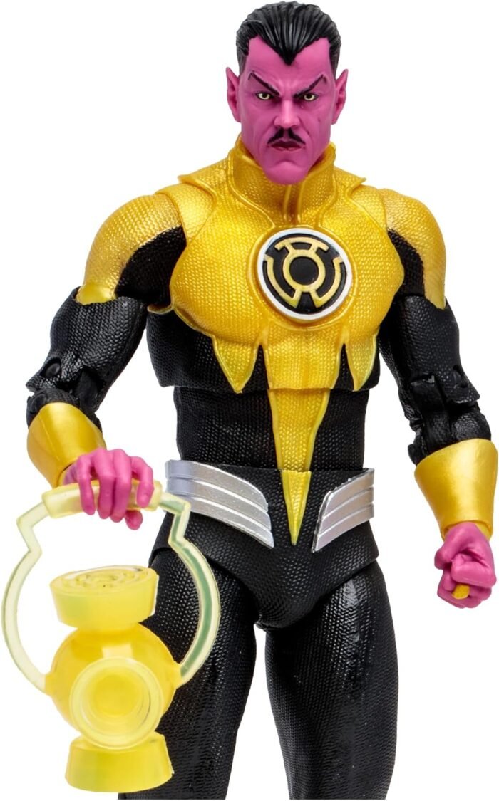 DC: Multiverse - Sinestro (Sinestro Corps Wars) 7" Figure By McFarlane Toys, Collector Edition #6 - Image 4