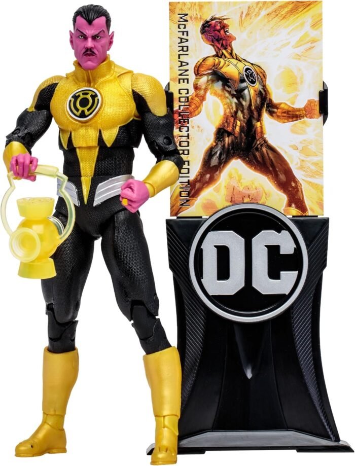 DC: Multiverse - Sinestro (Sinestro Corps Wars) 7" Figure By McFarlane Toys, Collector Edition #6 - Image 3