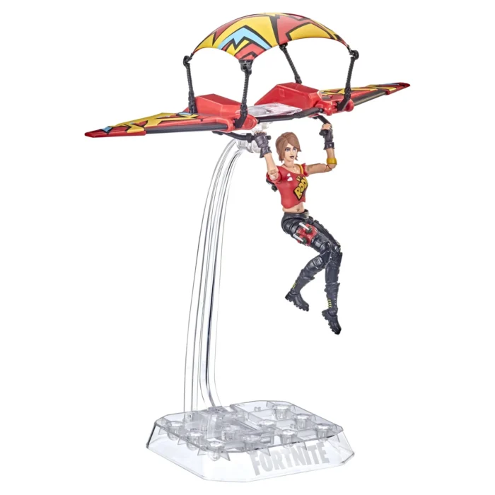 Epic Games: Fortnite Victory Royale Series - TNTina 6" Figure With Glider & Flight Display Stand By Hasbro - Image 2