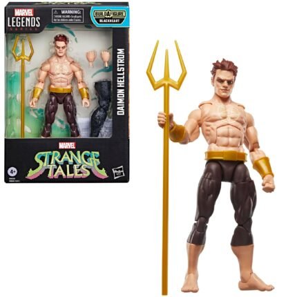 Marvel: Legends Series: Strange Tales - Daimon Hellstrom (Black Heart BAF) 6" Figure By Hasbro
