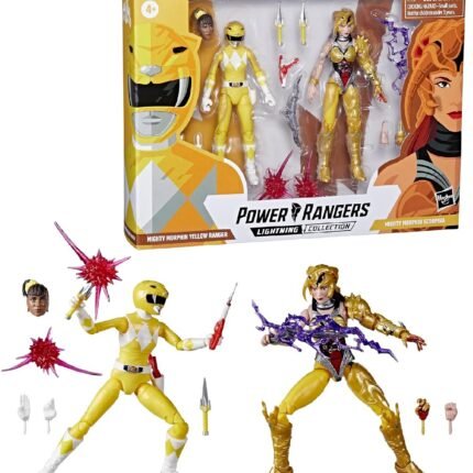 Power Rangers: Lightning Collection - Mighty Morphin Yellow Ranger vs Scorpina Two Pack 6" Figures By Hasbro