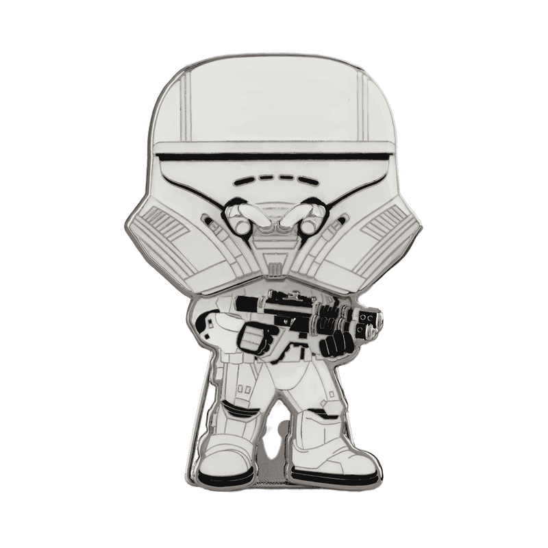 Funko Pop! Pin: Star Wars - First Order Jet trooper - Glow in the Dark - With Chase - Image 2