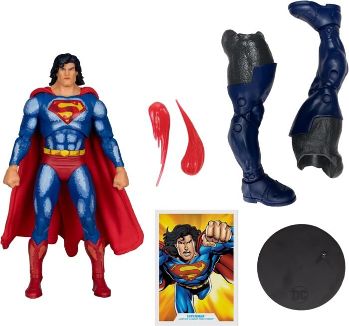 DC: Multiverse - Superman (Justice League Task Force) (Darksied C.T.B) 7" Figure By McFarlane Toys - Image 6
