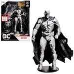 DC Direct: Page Punchers - Batman (Line Art Variant) 7" Figure & Black Adam Comic Book By McFarlane Toys