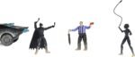 DC Comics: Ultimate Batman Playset (The Batman Movie) - Batman, Selina Kyle & Penguin 4" Figures + 12" Vehicle With Lights &Sound Effects By Spin Master - Image 3