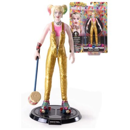 The Noble Collection: BendyFigs: DC Comics - Harley Quinn (Birds of Prey) Collectible 7" Figure & Display Base By NobleToys