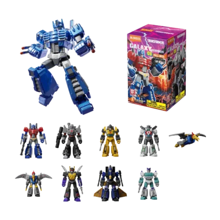 Transformers One: Galaxy Version 06 Parallel Universe - Blind Box Mystery Articulated 4.5" Figure, Display Base & Collector Card With Chase Possibilities By Blokees