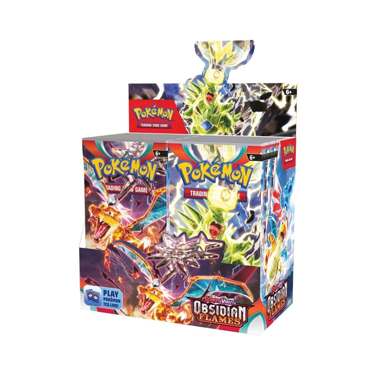 ObsidianFlamesBB (5) Pokemon TCG: Scarlet & Violet - Obsidian Flames Booster Display Box - 36 Booster Packs - Image 1