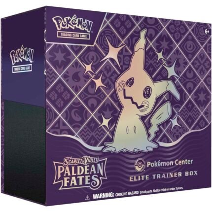 Pokemon TCG: Scarlet & Voilet - Paldean Fates Pokemon Center Elite Trainer Box (Exclusive) - 11 Booster Packs, 65 Card Sleeves, Collection Storage Box & Premium Accessories