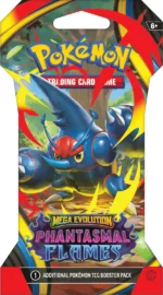 Pokemon TCG: Mega Evolutions - Phantasmal Flames Sleeved Booster Pack (Styles Vary) - 10 Cards - Image 2