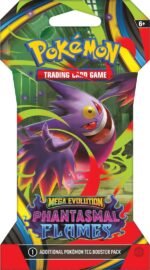Pokemon TCG: Mega Evolutions - Phantasmal Flames Sleeved Booster Pack (Styles Vary) - 10 Cards - Image 3