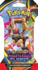 Pokemon TCG: Mega Evolutions - Phantasmal Flames Sleeved Booster Pack (Styles Vary) - 10 Cards - Image 4