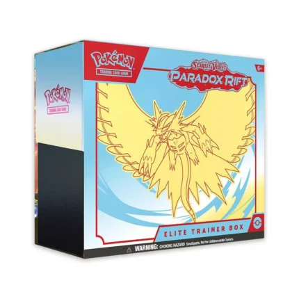 Pokemon TCG: Scarlet & Violet - Paradox Rift Elite Trainer Box (Roaring Moon) - 9 Booster Packs, 65 Card Sleeves, Collection Storage Box & 45 Energy Cards