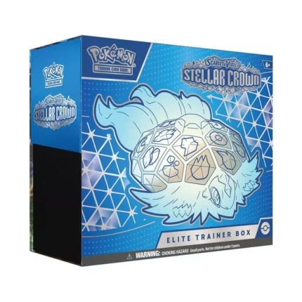 Pokemon TCG: Scarlet & Violet - Stellar Crown Trainer Box - 9 Booster Packs, 65 Card Sleeves, Collection Storage Box & 45 Energy Cards