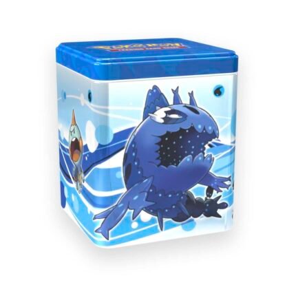 Pokemon TCG: Water Stacking Tin - Contains 3 Booster Packs & Pokemon Coin